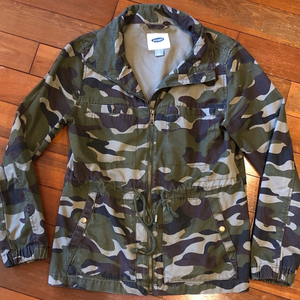 Old Navy Camouflage Utility Jacket